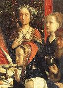 DAVID, Gerard The Marriage at Cana (detail) dsg USA oil painting artist